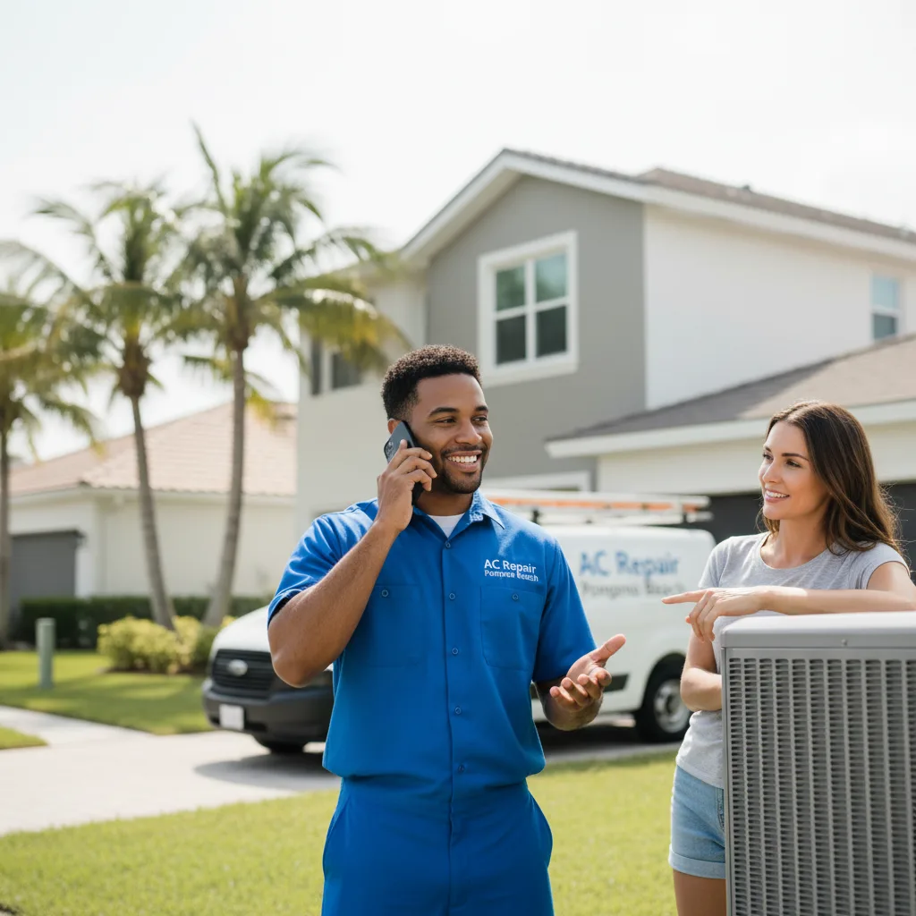 AC Repair Pompano Beach customer support in Bath